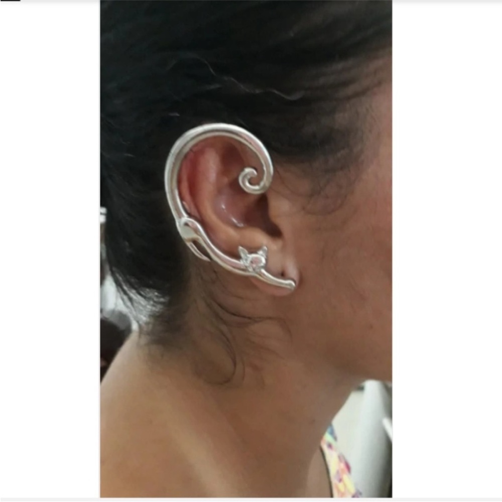 NEW "Puuurfect" Cat Wrap Earring - Picture 8 of 10